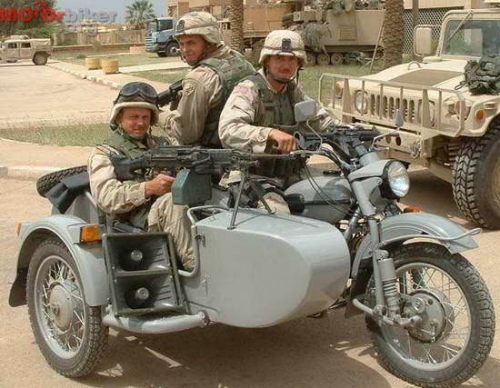  Trophy motorcycle Ural Iraqi army 