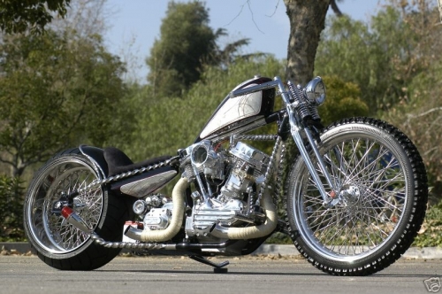 customized Harley- Davidson Panhead 1957 