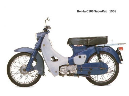 Honda C100 SuperCub 1958